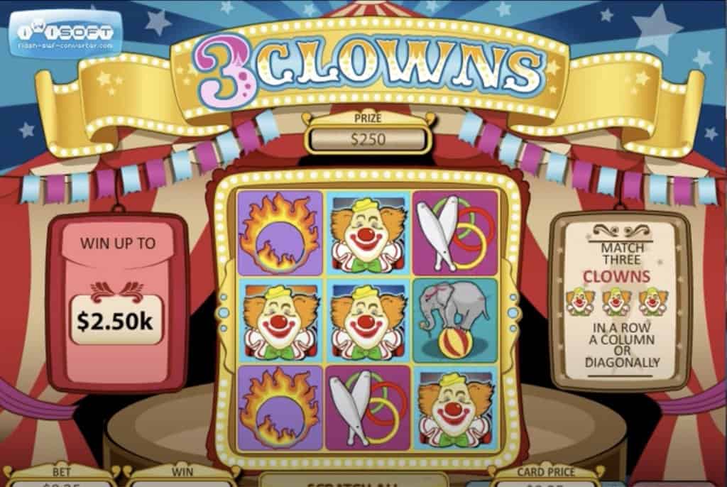 3 Clowns Scratch Screenshot