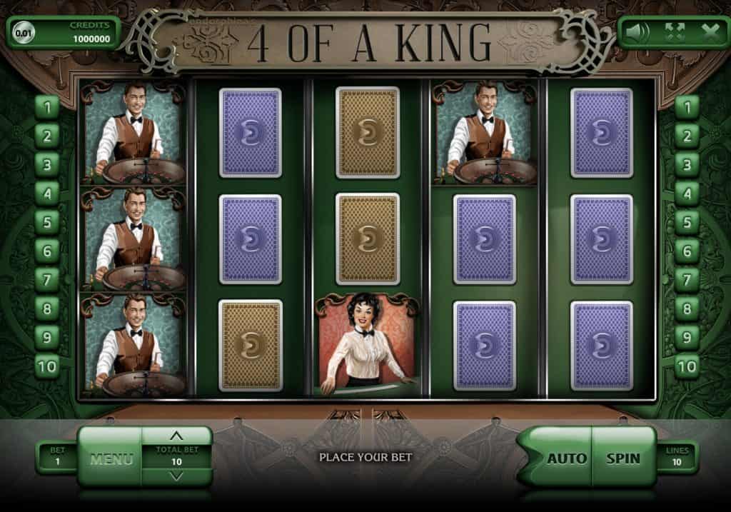 4 of a King Slot Screenshot
