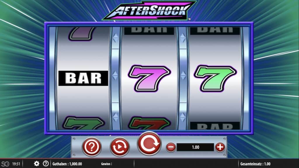 Aftershock Frenzy Slot Screenshot