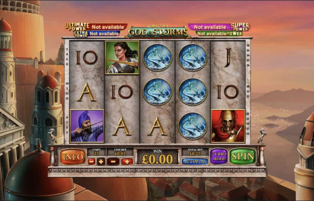 Age of the Gods: God of Storms Slot Screenshot