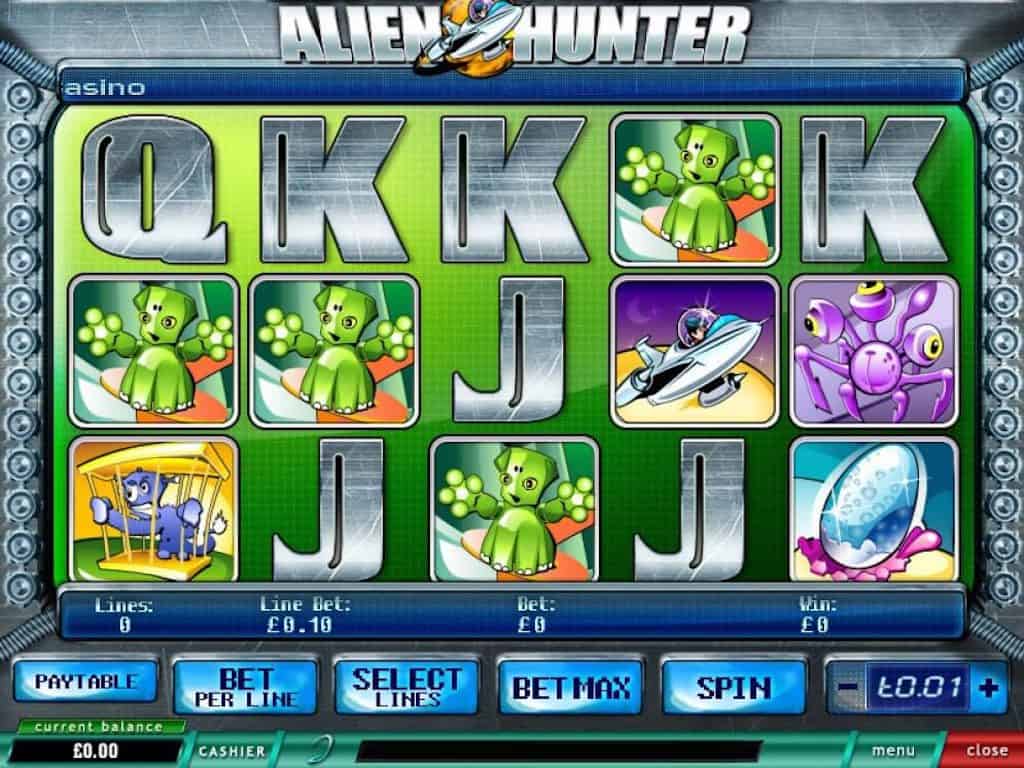Alien Hunter Playtech Screenshot