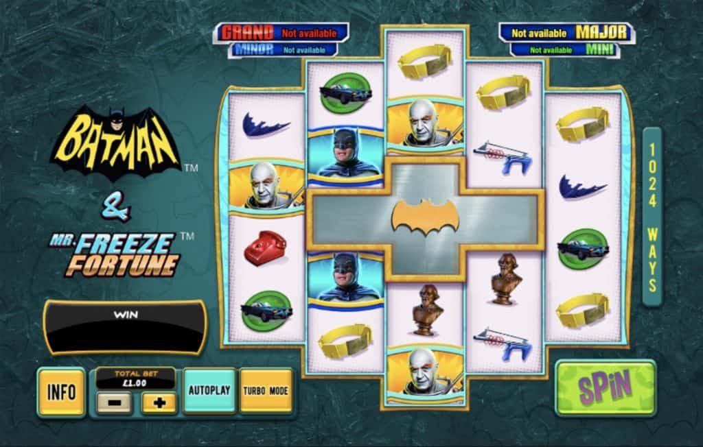 Batman & Mr Freeze Slot Screenshot