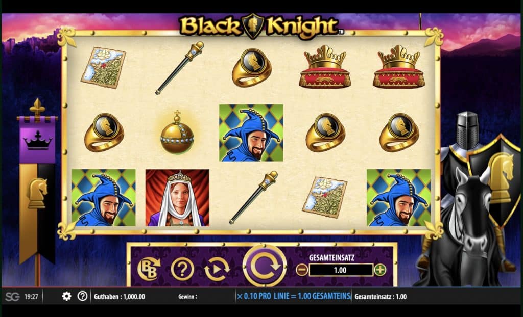 Black Knight Slot Screenshot