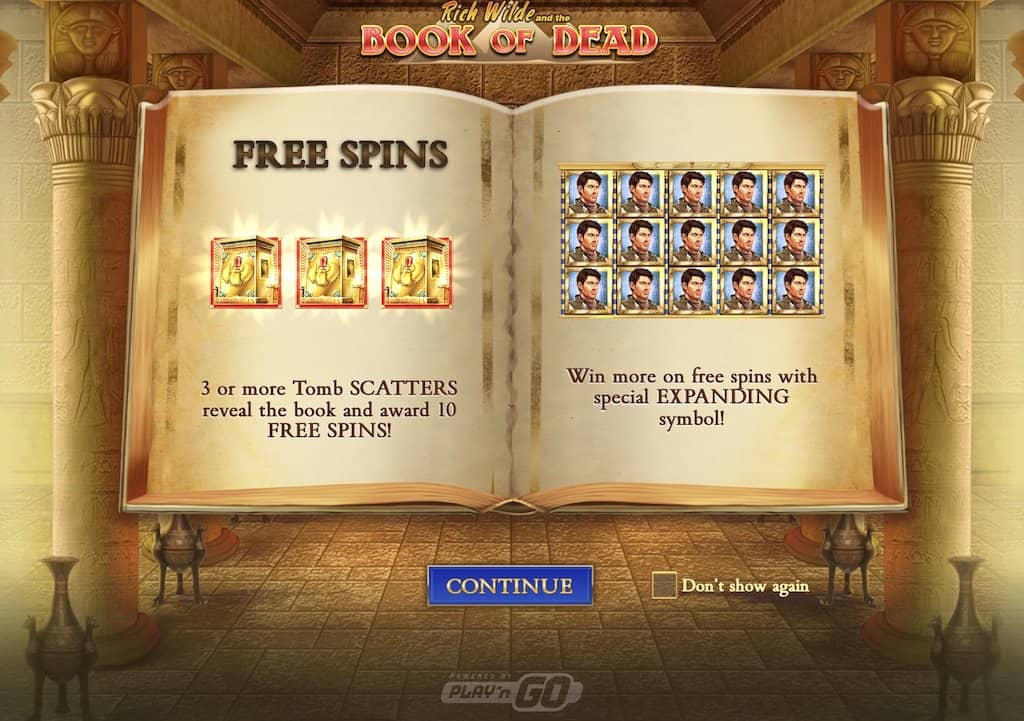 Book of Dead Screenshot