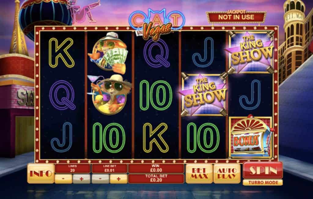 Cat in Vegas Slot Screenshot