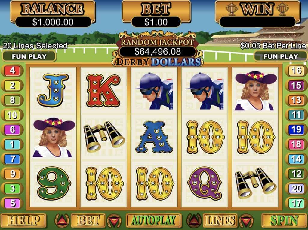 Derby Dollars Slot Screenshot
