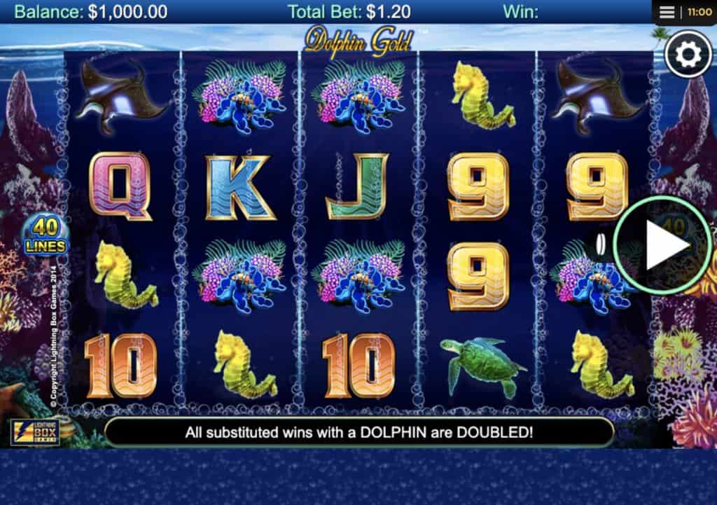 Dolphin Gold Slot Screenshot