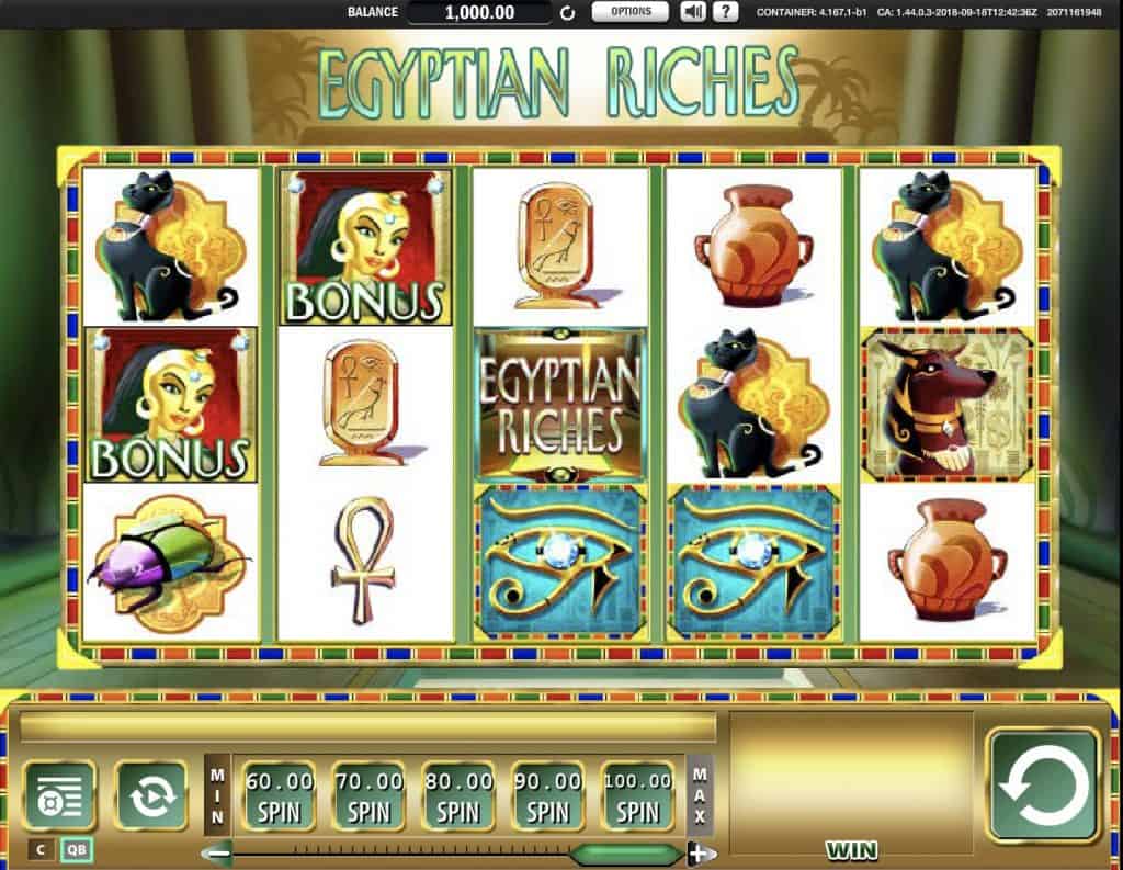 Egyptian Riches Slot Screenshot
