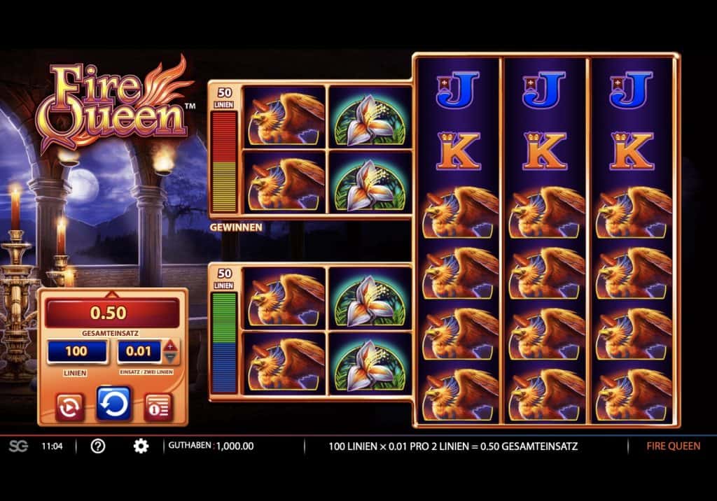 Fire Queen Slot Screenshot