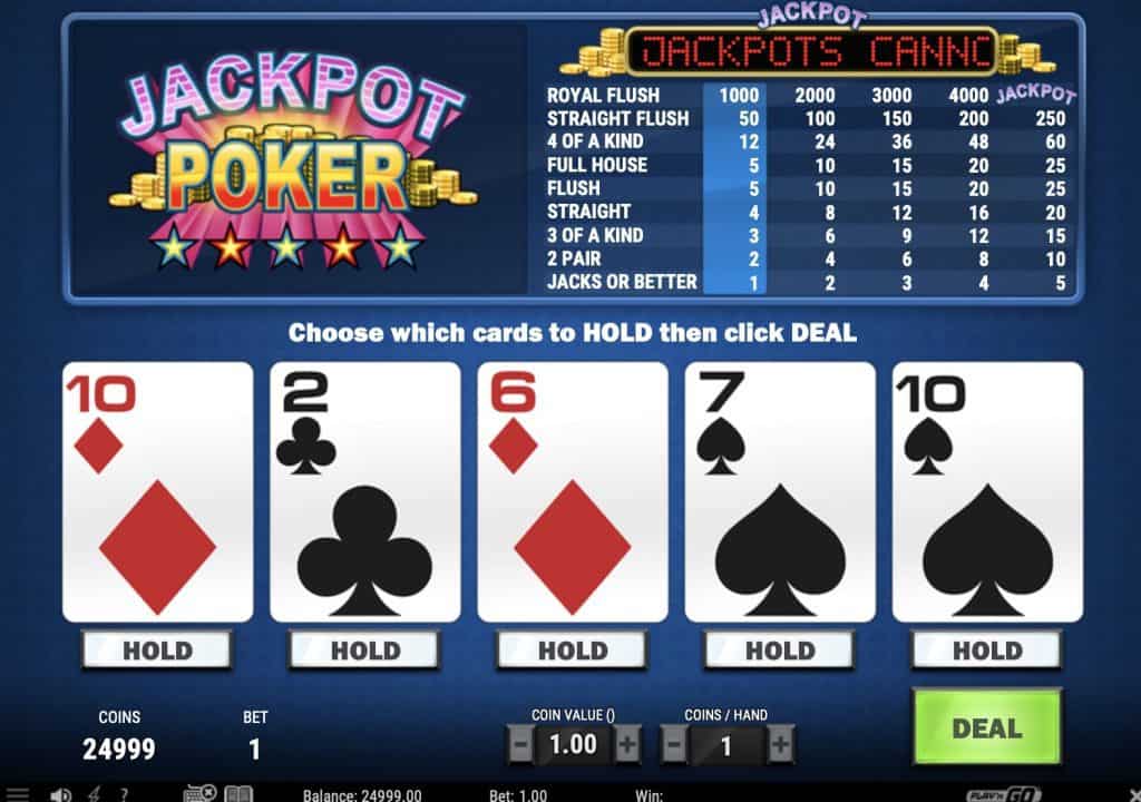 Jackpot Poker Screenshot