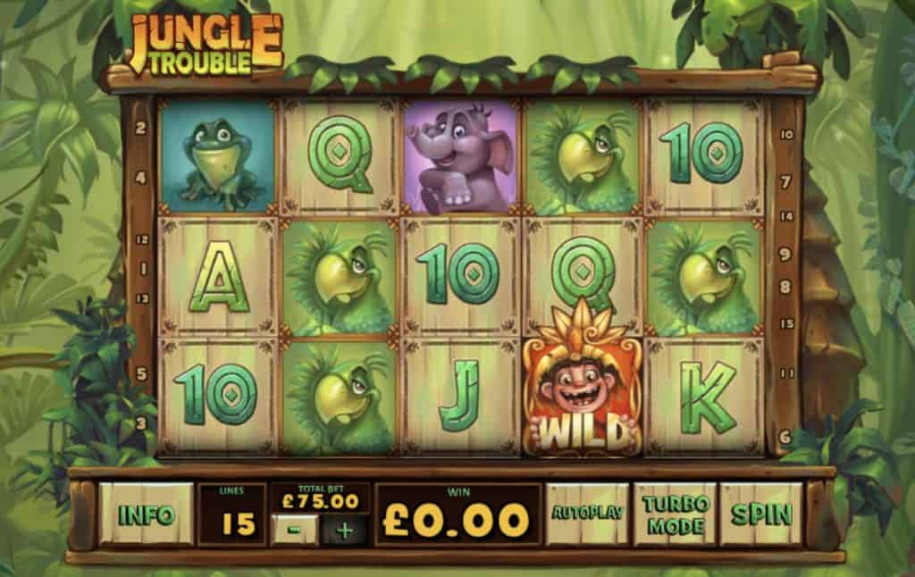 Jungle Trouble Slot Screenshot