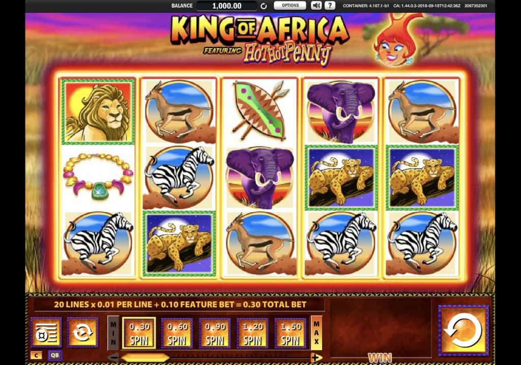 King of Africa Slot Screenshot