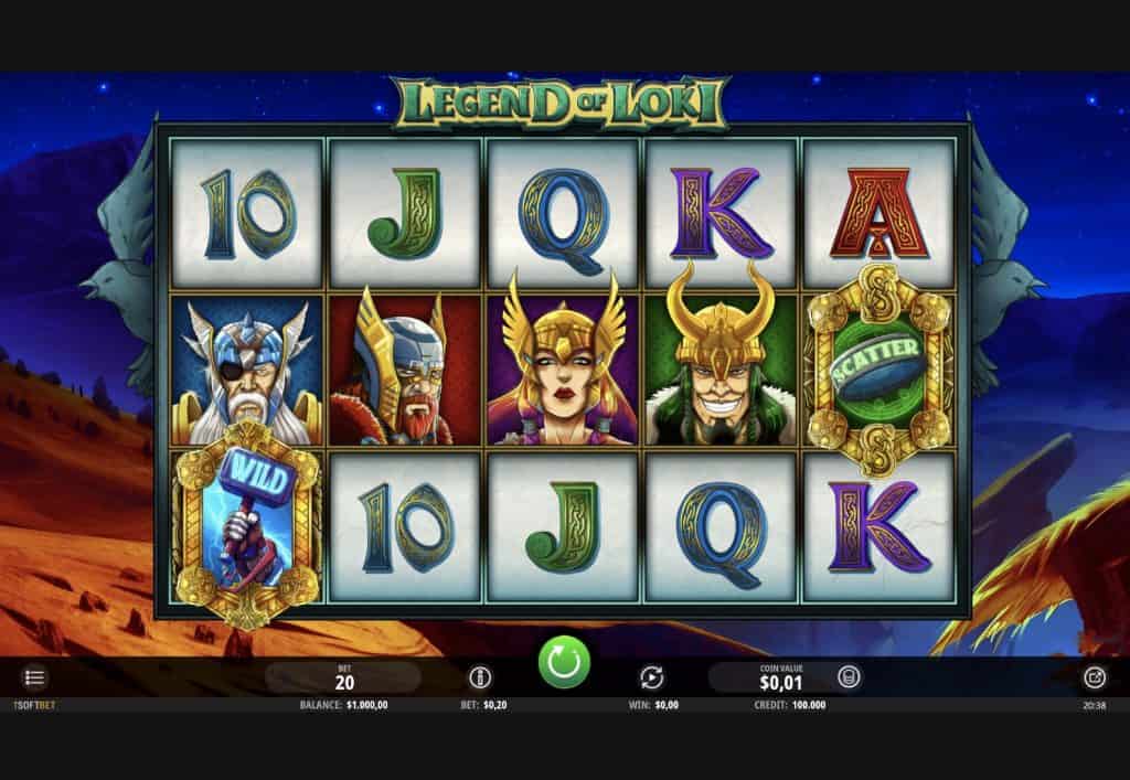 Legend of Loki Slot Screenshot 