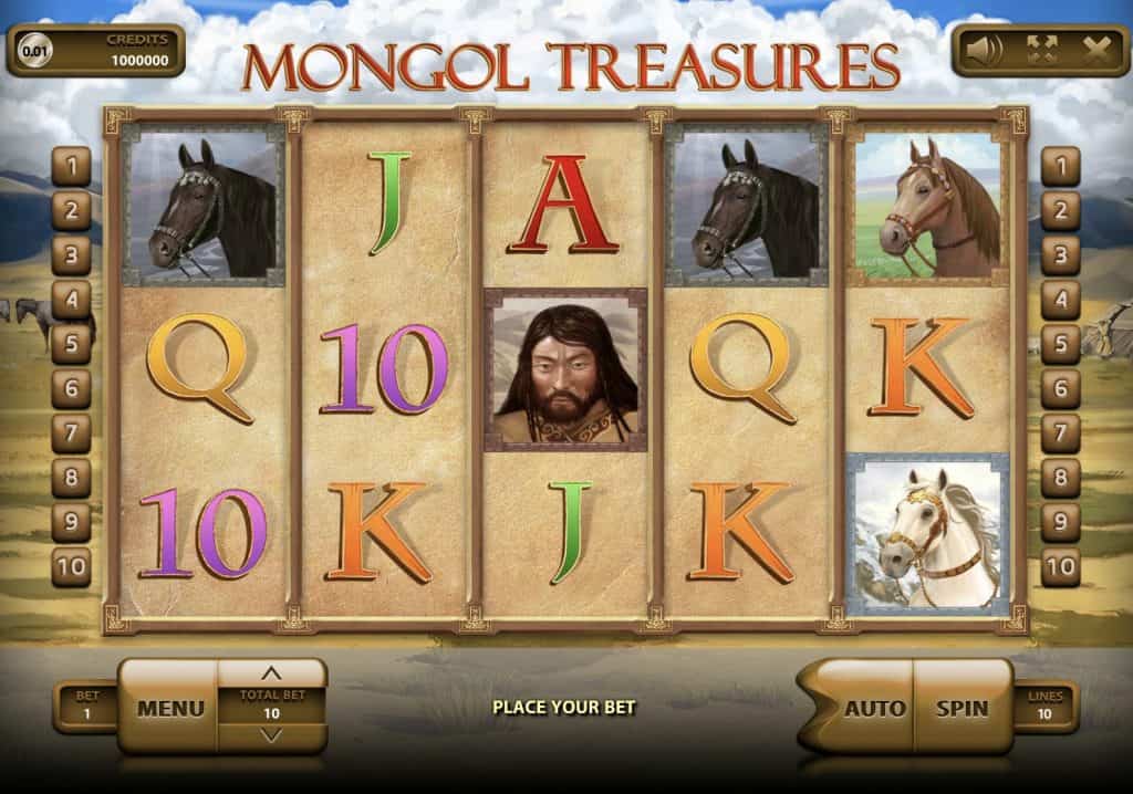 Mongol Treasures Slot Screenshot