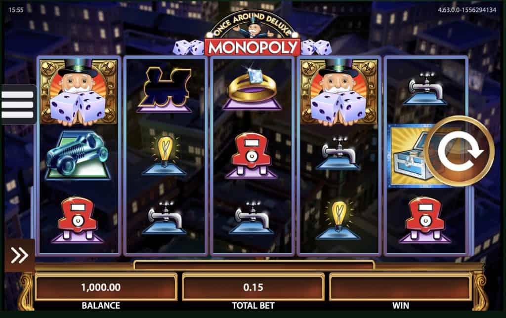 Monopoly Once Around Deluxe Slot Screenshot