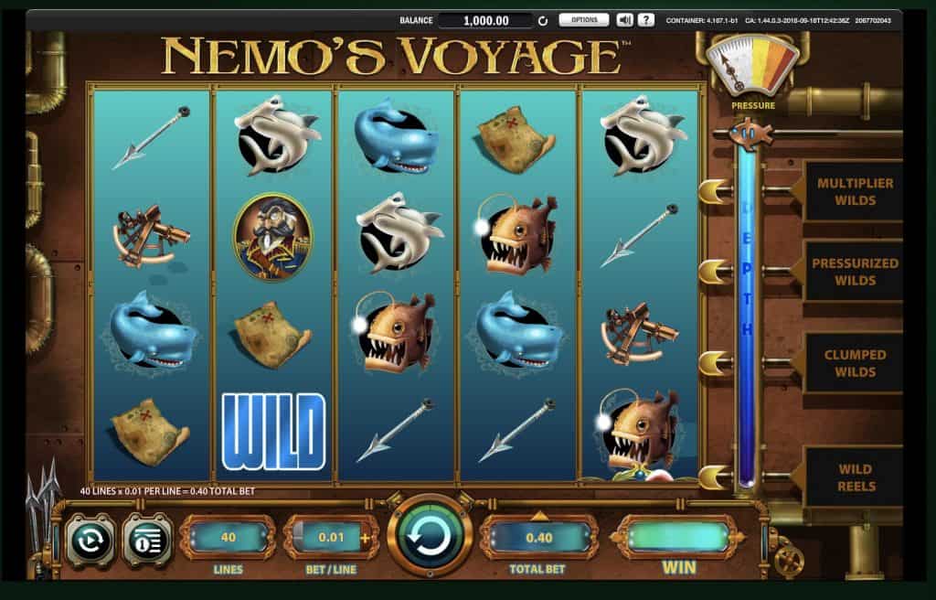 Nemo's Voyage Slot Screenshot