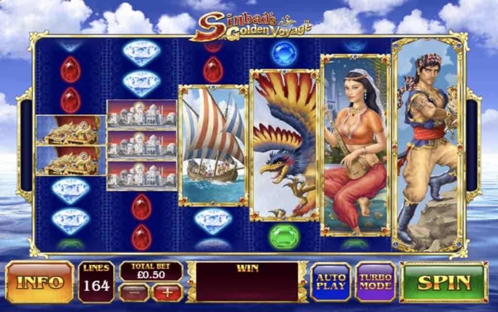 Sinbad's Golden Voyage Slot Screenshot