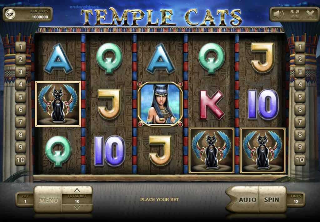 Temple Cats Slot Screenshot