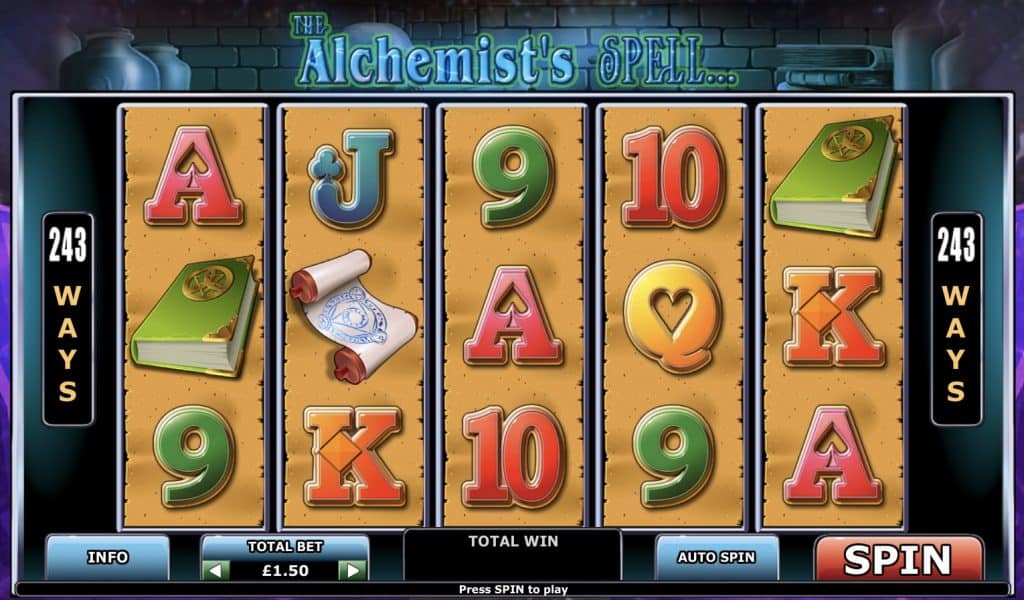 The Alchemist's Spell Slot Screenshot
