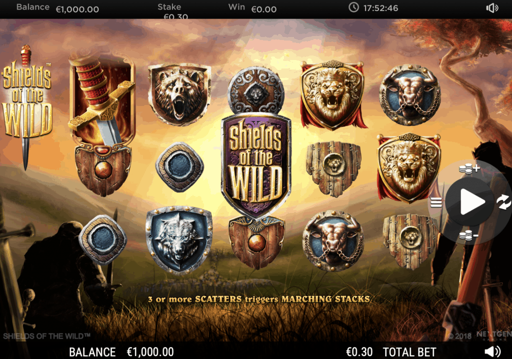 Shields of the Wild Slot Screenshot