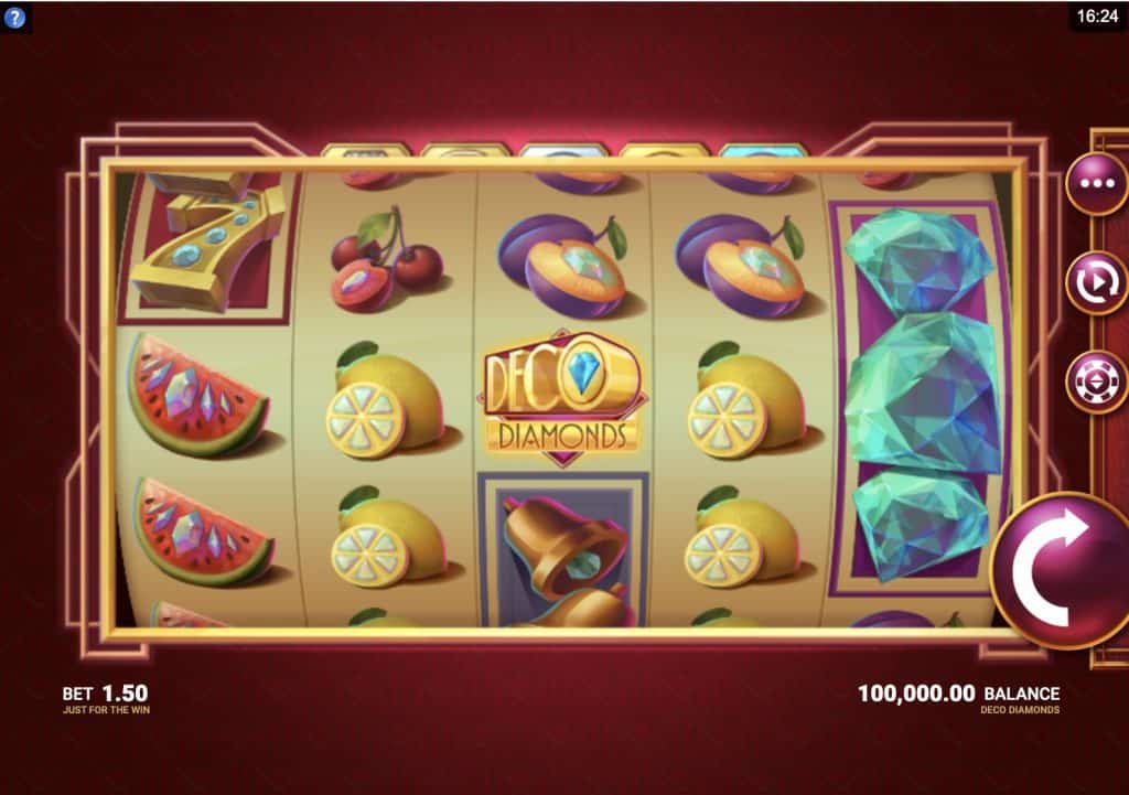 Deco Diamonds Slot Screenshot