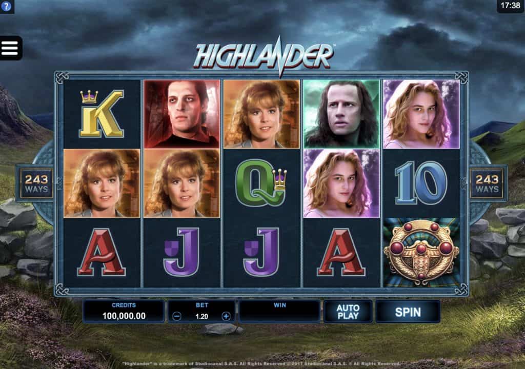 Highlander Slot Screenshot