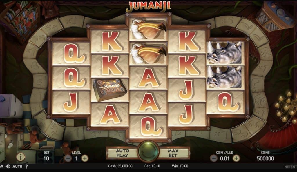 Jumanji Slot Screenshot