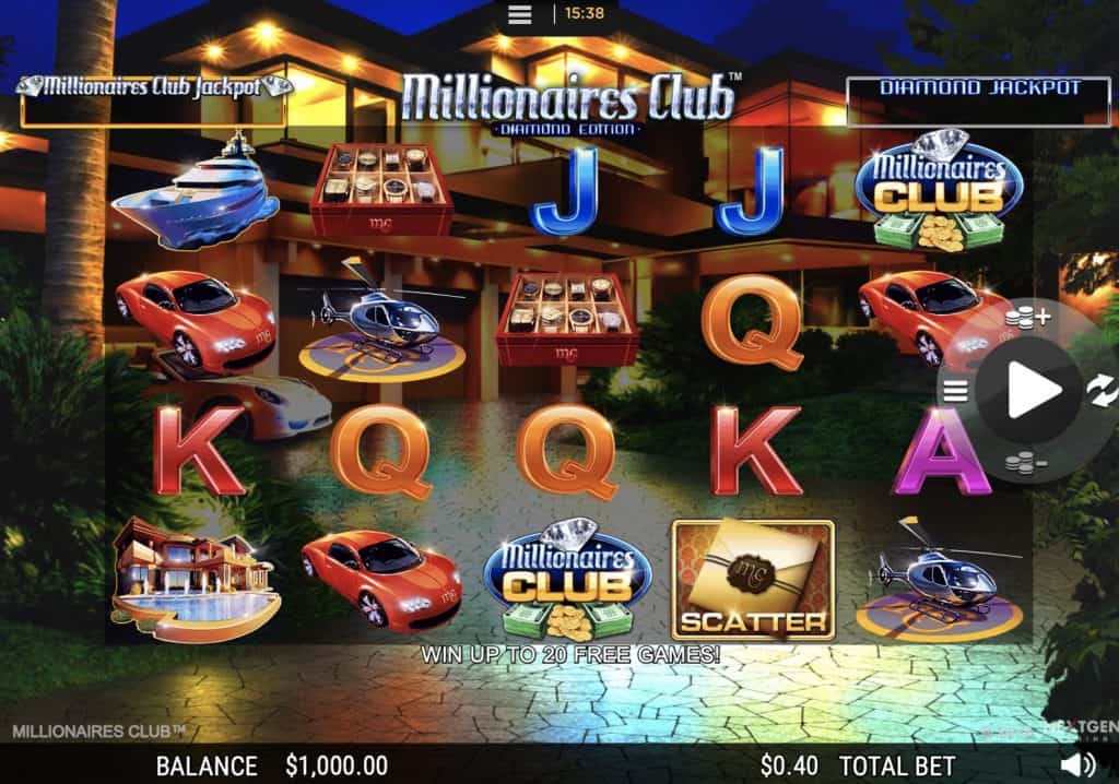 Millionaires Club Diamond Edition Screenshot
