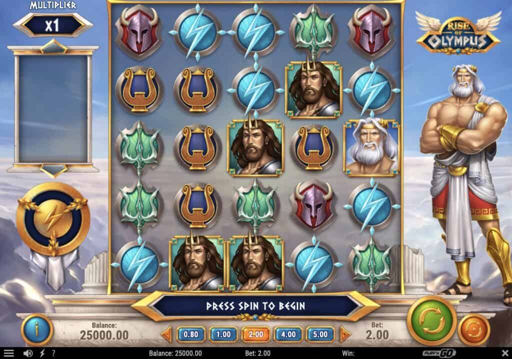 Rise of Olympus Slot Screenshot