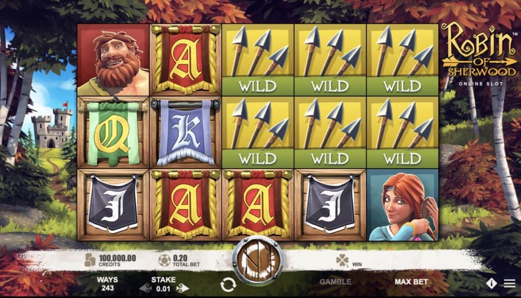 Robin of Sherwood Slot Screenshot