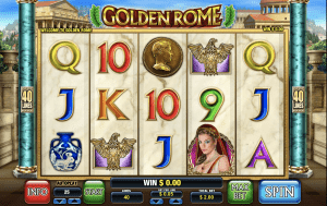 Golden Rome Slot Screenshot