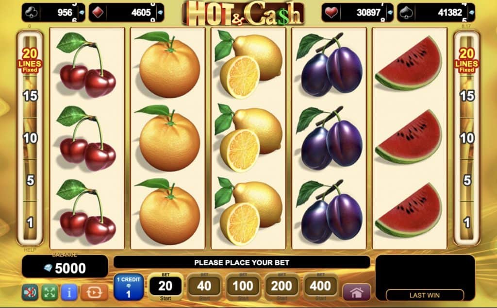 Hot & Cash Slot Screenshot