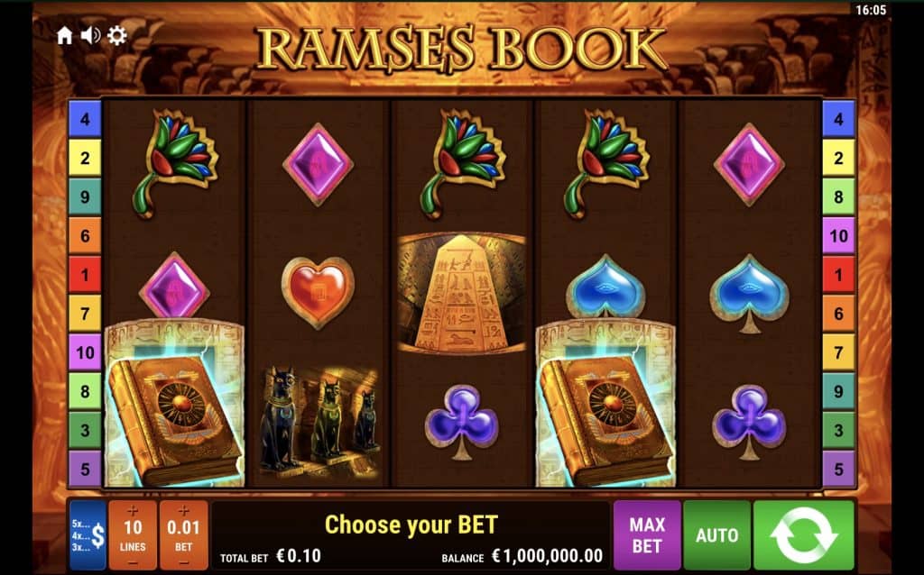 Ramses Book Slot Screenshot