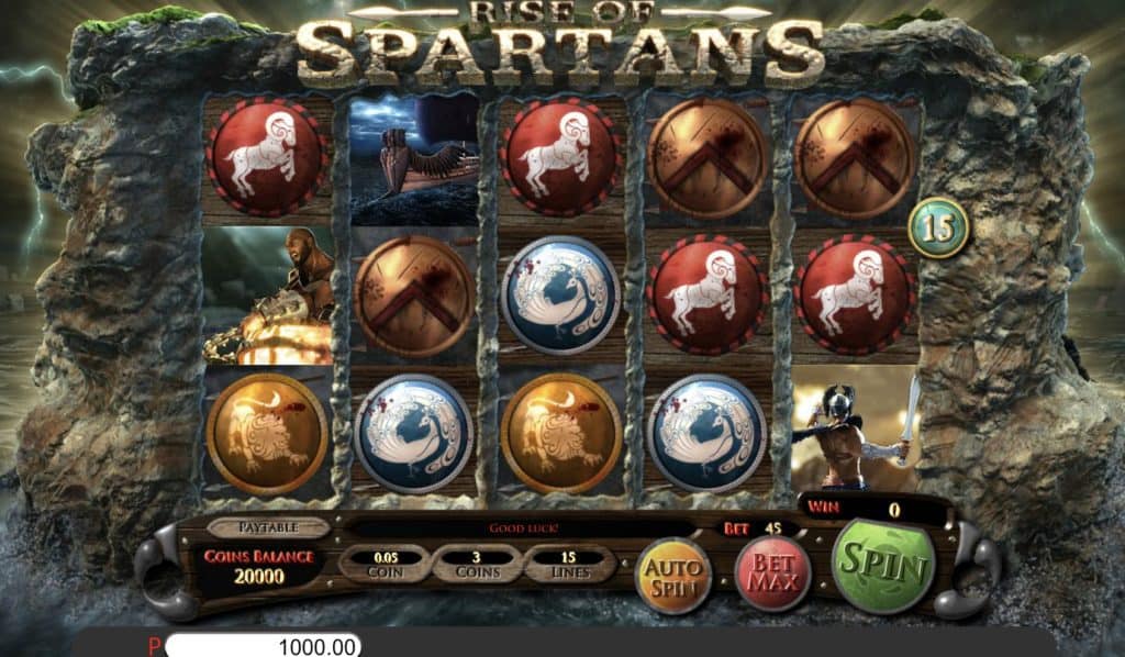 Rise of Spartans Slot Screenshot