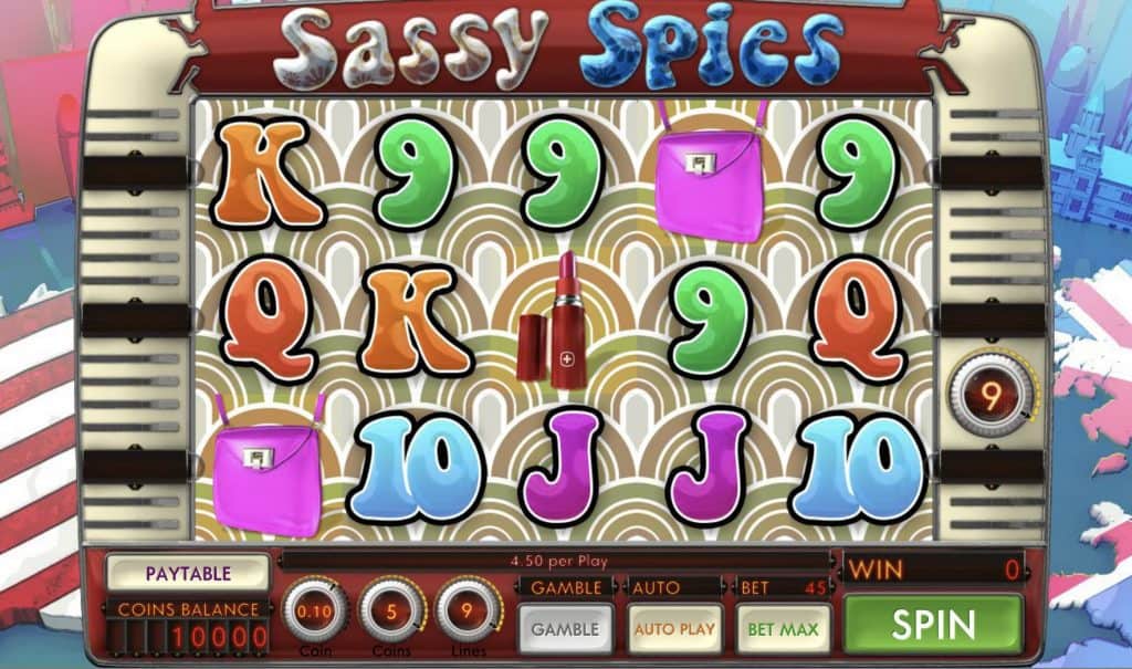 Sassy Spies Slot Screenshot