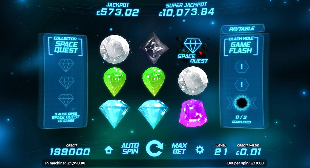 Space Gems Slot Screenshot