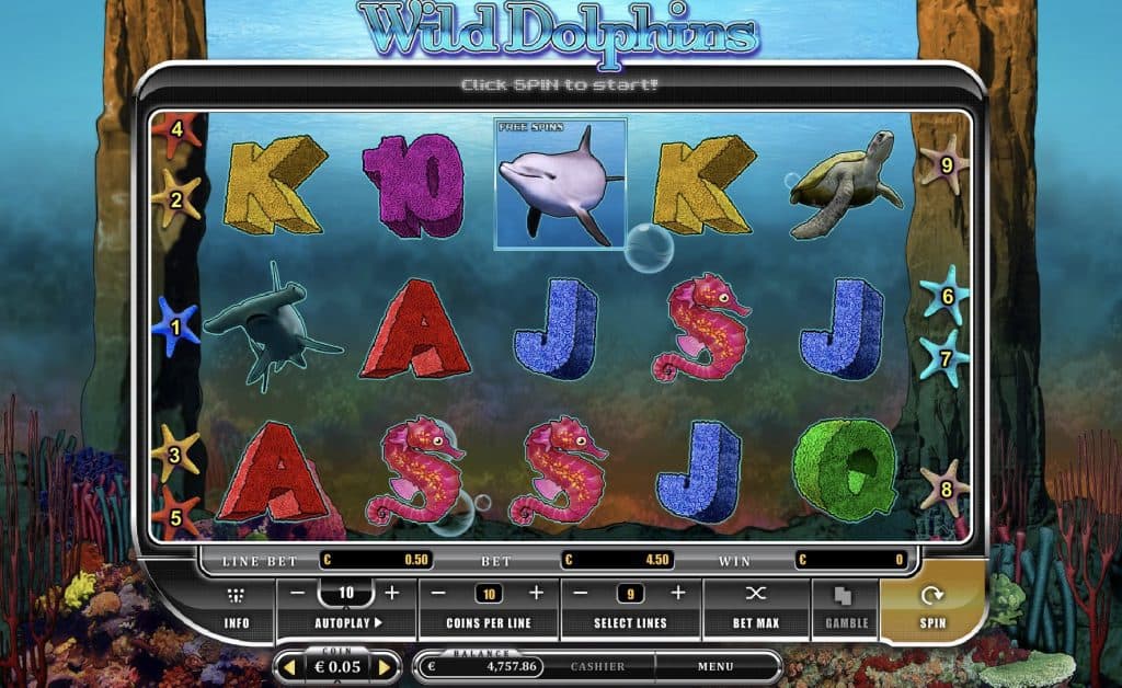 Wild Dolphins Slot Screenshot