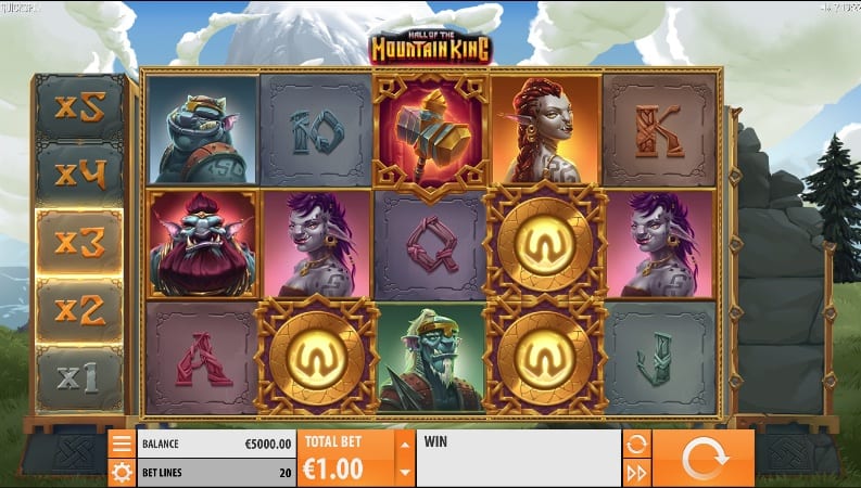 Hall of the Mountain King Slot Screenshot