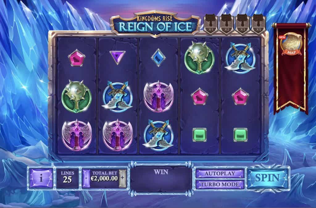 Kingdoms Rise - Reign of Ice Slot Screenshot