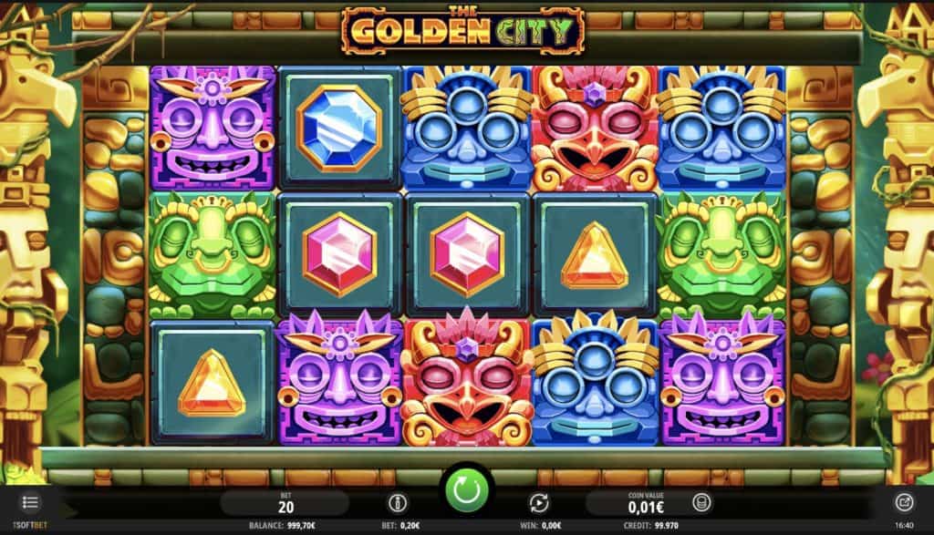 The Golden City Slot Screenshot