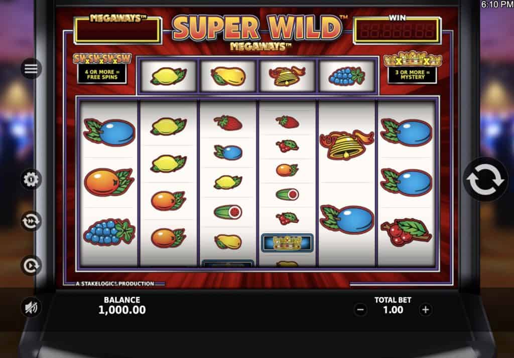 Super Wild Megaways Slot Screenshot