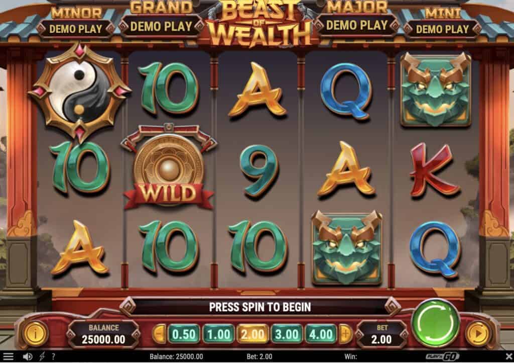 Beast of Wealth Slot Screenshot