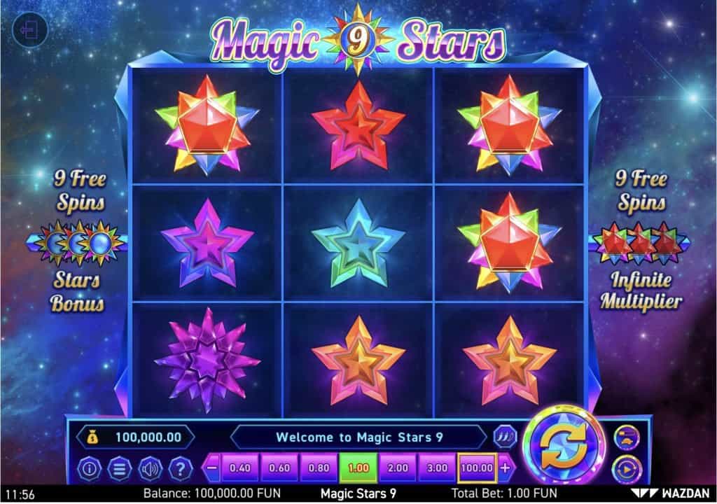 Magic Stars 9 Slot Screenshot