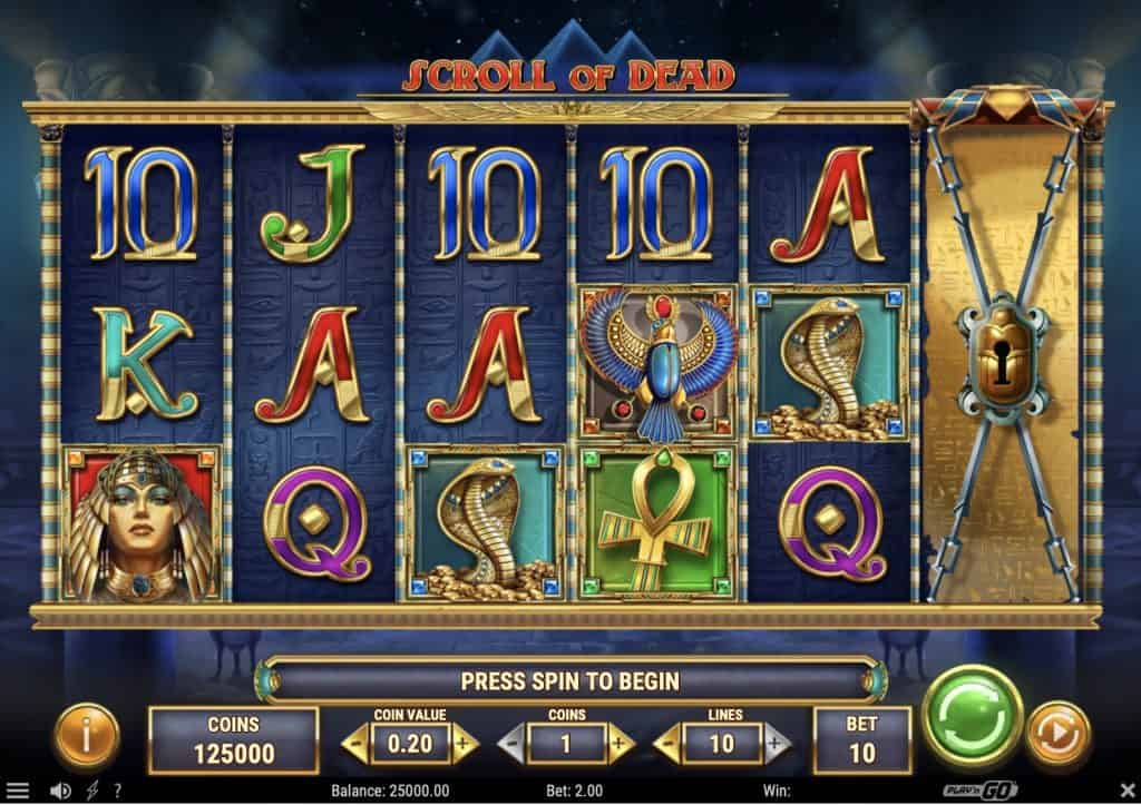 Scroll of Dead Slot Screenshot