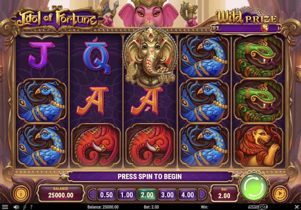 Idol of Fortune Slot Screenshot