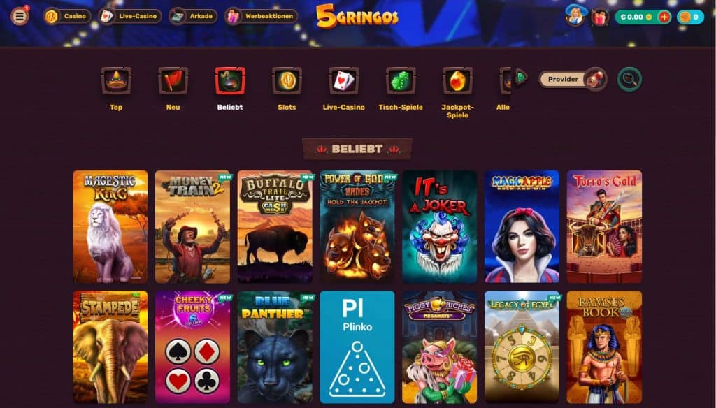 5Gringos Game Lobby Screenshot
