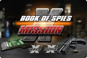 Book of Spies Mission X Slot Logo