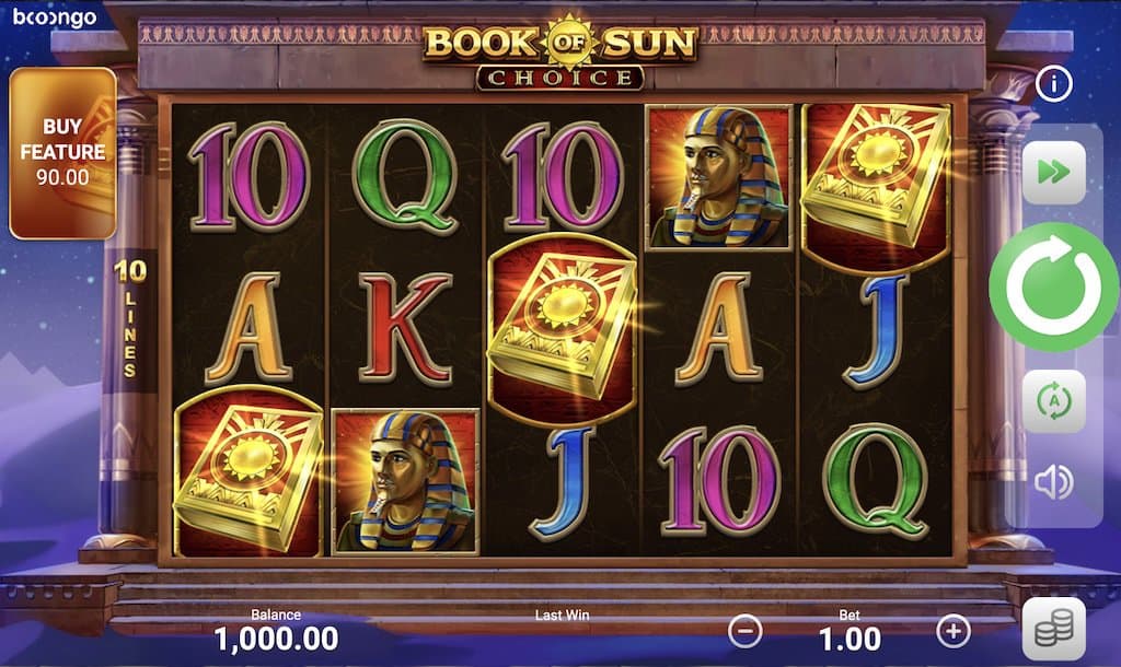 Book of Sun Slot Screenshot