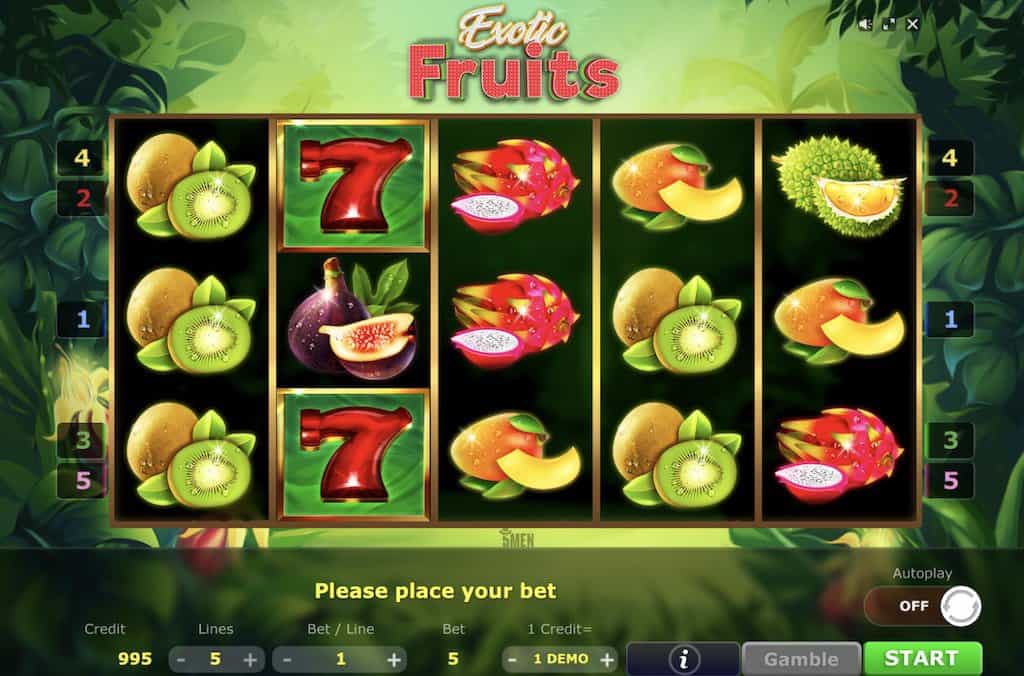 Exotic Fruits Slot Screenshot