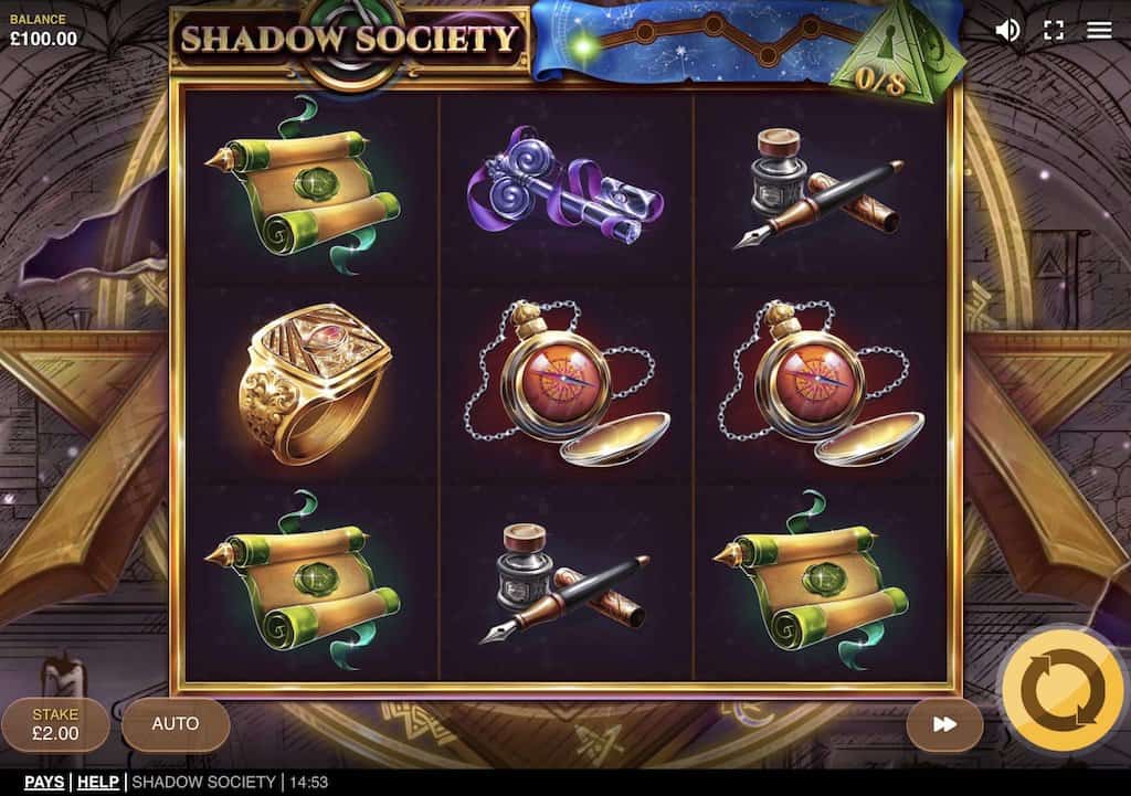 Shadow Society Slot Screenshot